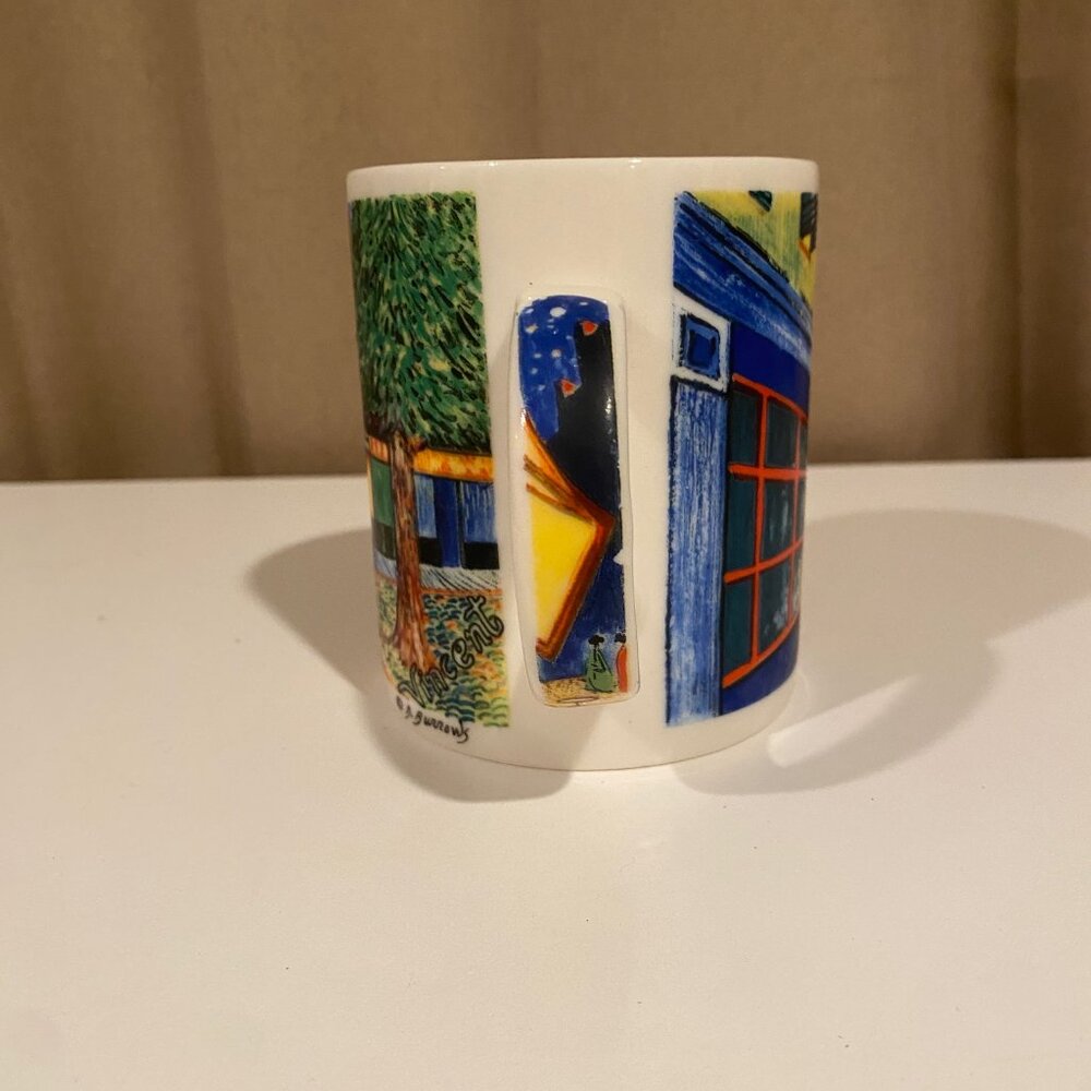 Starbucks 1999 Vincent Van Gogh‎ Café Terrace at Night Mug 14 oz Vintage - Picture 4 of 6